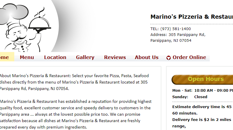 Marinos pizzeria & Restaurant